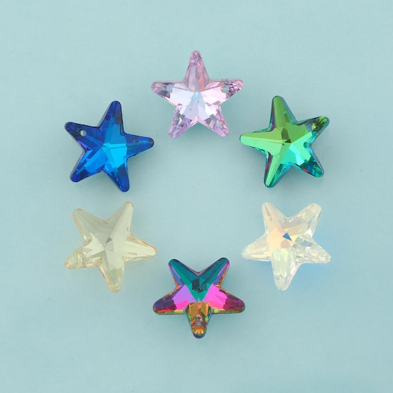 Star Crystal Pendant,Crystal AB Charms,Austrian Crystal,Made in Austria for DIY Jewelry Making