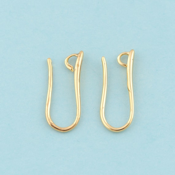 5 pair Gold Earhook Accessories ,Jewelry Earhook,Earhook Accessories for DIY Jewelry Making,18K Gold