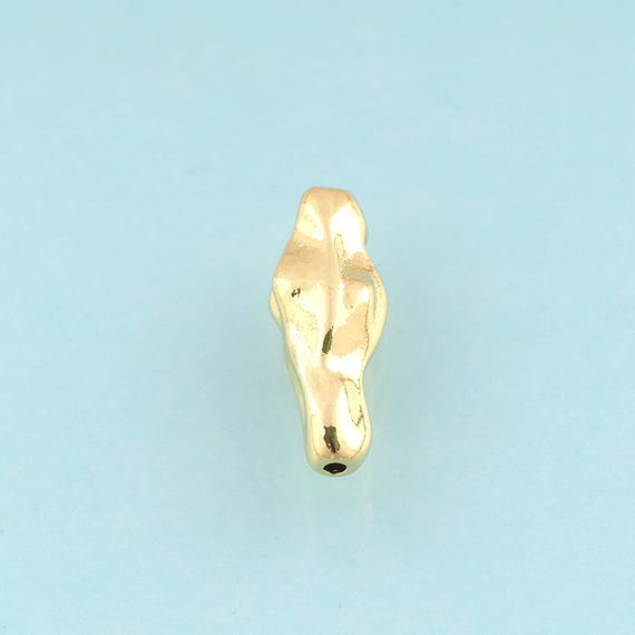 5 pcs Irregular Spacer Beads,Irregular Beads,Irregular Spacer Beads for DIY Jewelry Making,18K Gold