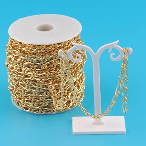 Gold Cable Chain,Special Jewelry Chain,Semi-Finished Product Chain for DIY Jewelry Making,18K Gold