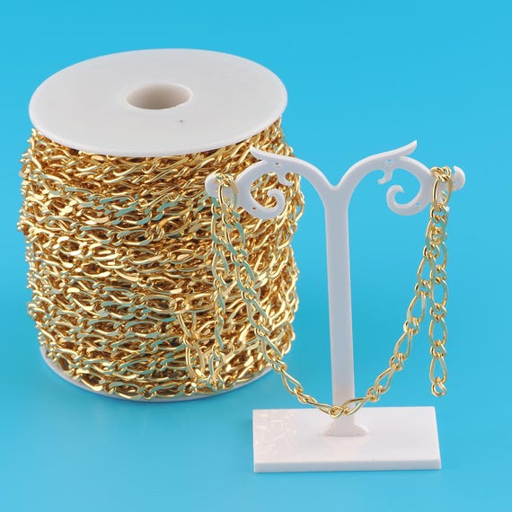 Gold Cable Chain,Special Jewelry Chain,Semi-Finished Product Chain for DIY Jewelry Making,18K Gold