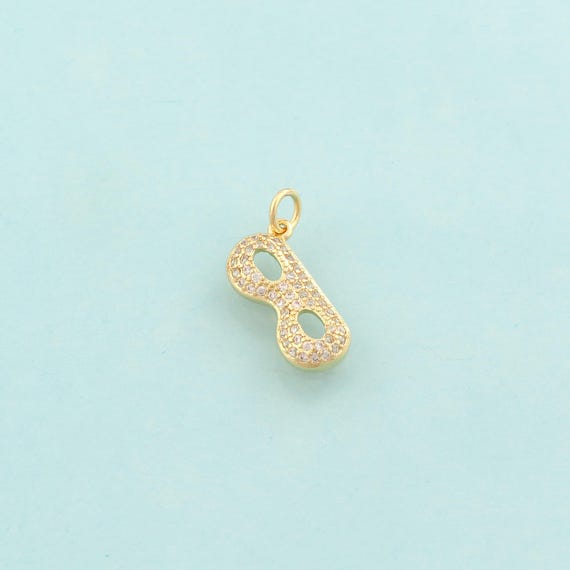 Gold CZ Mask Charms,Mask Jewelry,Mask Pendant for DIY Jewelry Making,18K Gold