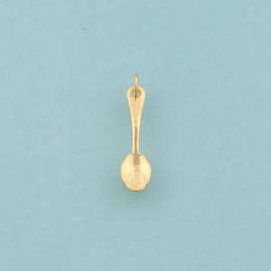Gold Tableware Charms,Spoon Jewelry,Tableware Pendant for DIY Jewelry Making,18K Gold