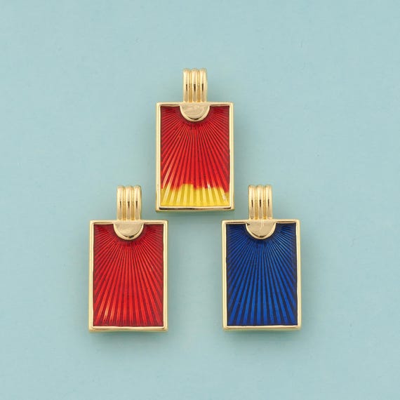 Gold Sun Charms,Celestial Jewelry,Enamel Sunburst Pendant for DIY Jewelry Making,18K Gold