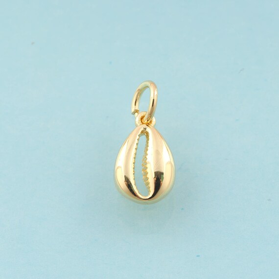 5 Pcs Gold Conch Charms,Conch Jewelry,Conch Pendant for DIY Jewelry Making,18K Gold