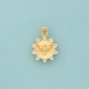 Gold CZ Bald Eagle Charms,Bald Eagle Jewelry,Bald Eagle Pendant for DIY Jewelry Making,18K Gold