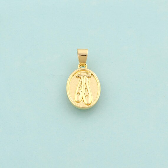 Gold Dance Shoes Charms,Dance Jewelry,Dance Shoes Pendant for DIY Jewelry Making,18K Gold