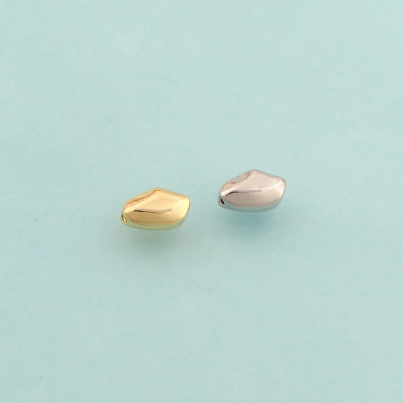 Irregular Spacer Beads,Irregular Beads,Irregular Beads for DIY Jewelry Making,18K Gold