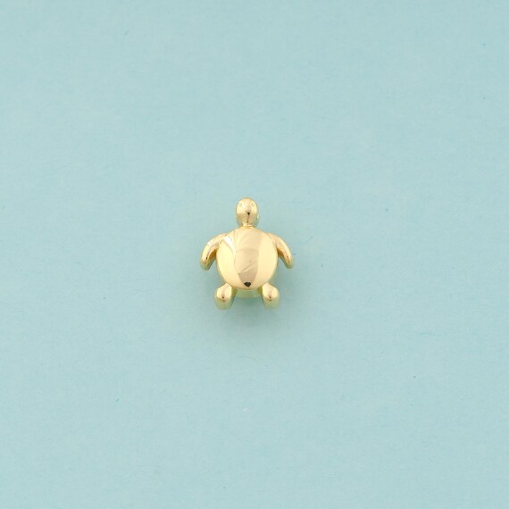 Gold Turtle Charms,Animal Jewelry,Turtle Pendant for DIY Jewelry Making,18K Gold
