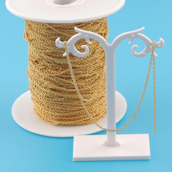 Gold wheat Chain,Special Jewelry Chain,Semi-Finished Product Chain for DIY Jewelry Making,18K Gold