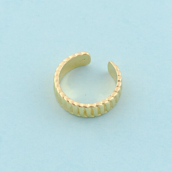 Gold Open Rings,Minimalist Jewelry Rings,Thick Rings Perfect Gift,18K Gold