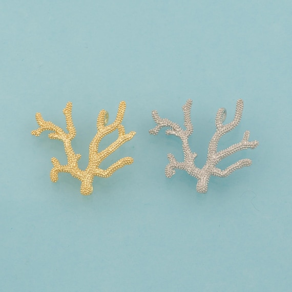 Gold Coral Charms,Coral Jewelry,Coral Pendant for DIY Jewelry Making,18K Gold