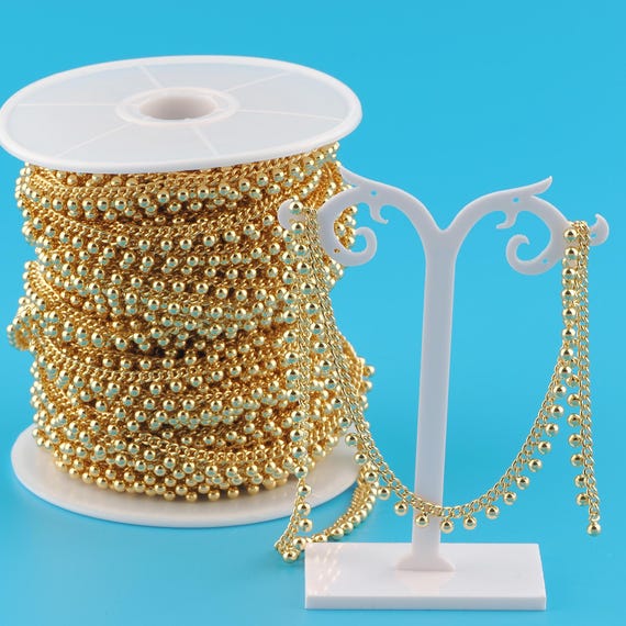 Gold Curb Chain,Special Jewelry Chain,Semi-Finished Product Chain for DIY Jewelry Making,18K Gold