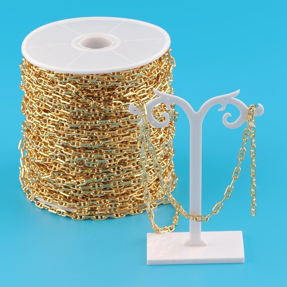 Gold Pig Nose Chain,Special Jewelry Chain,Semi-Finished Product Chain for DIY Jewelry Making,18K Gold