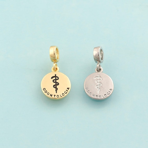 Gold Enamel Symbol Charms,Round Jewelry,Symbol Pendant for DIY Jewelry Making,18K Gold