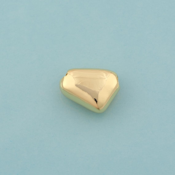 Gold Heart Charms,Love Jewelry,Heart Pendant for DIY Jewelry Making,18K Gold