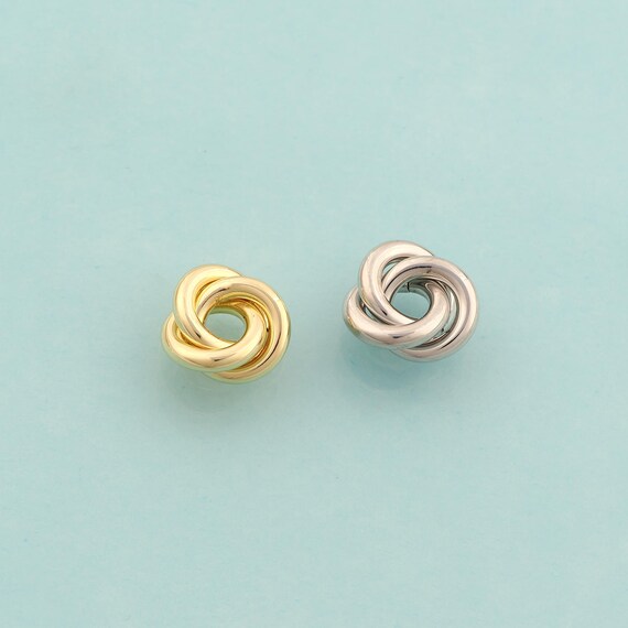 Gold Flat Spacer Beads,Flat Beads,Flat Beads for DIY Jewelry Making,18K Gold