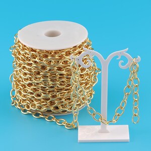 Gold Cable Chain,Special Jewelry Chain,Semi-Finished Product Chain for DIY Jewelry Making,18K Gold