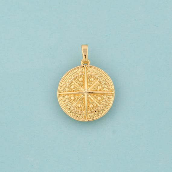 Gold Polaris Charms,Polaris Jewelry,Polaris Pendant for DIY Jewelry Making,18K Gold