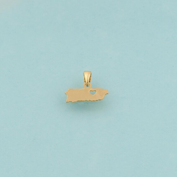 Gold Map Charms,Map Jewelry,Map Pendant for DIY Jewelry Making,18K Gold
