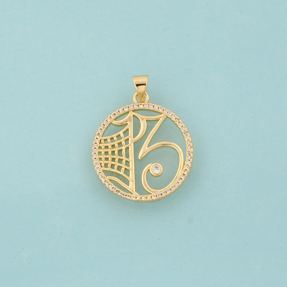 Gold CZ Basket Charms,Basket Jewelry,Basket Pendant for DIY Jewelry Making,18K Gold