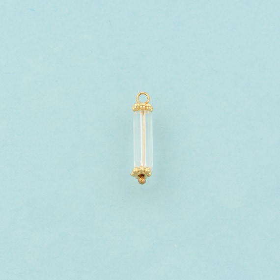 Gold Energy Stone Charms,Natural Stone Jewelry,Stone Pendant for DIY Jewelry Making,18K Gold