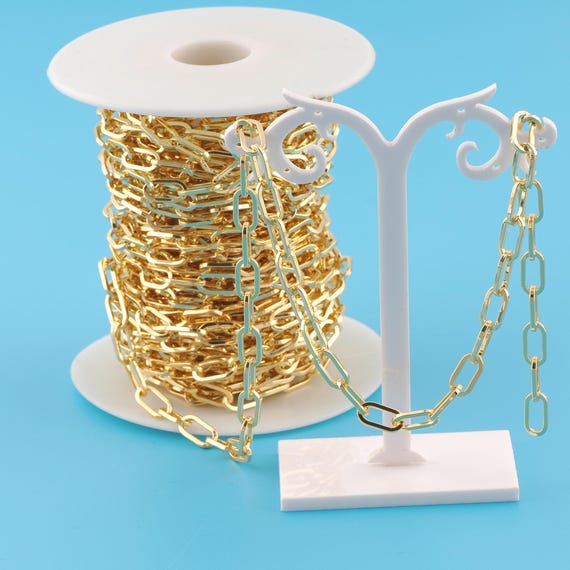 Gold Cable Chain,Special Jewelry Chain,Semi-Finished Product Chain for DIY Jewelry Making,18K Gold