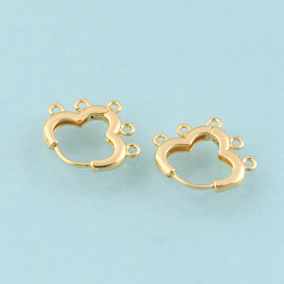 Gold Hoop Earrings,Hugging Hoop Jewelry Earrings,Hoop Earrings,Gift for Her,18K Gold