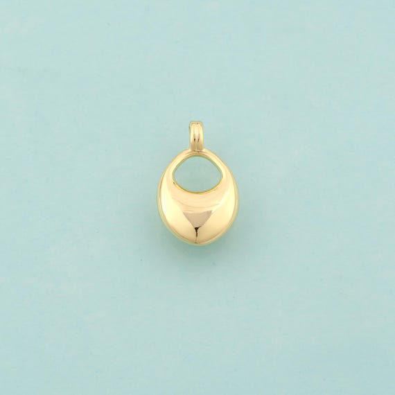 Gold Handbag Charms,Handbag Jewelry,Handbag Pendant for DIY Jewelry Making,18K Gold