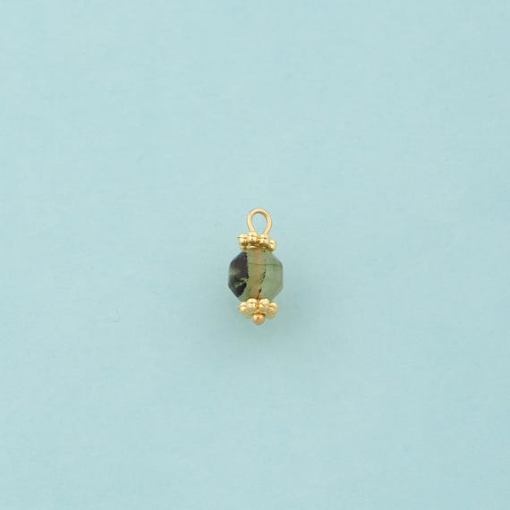 Gold Energy Stone Charms,Natural Stone Jewelry,Stone Pendant for DIY Jewelry Making,18K Gold