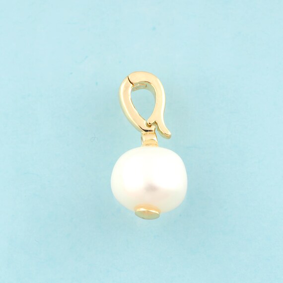 Gold Snap Clasp,Pearl Jewelry Clasp,Pearl Clasp for DIY Jewelry Making,18K Gold
