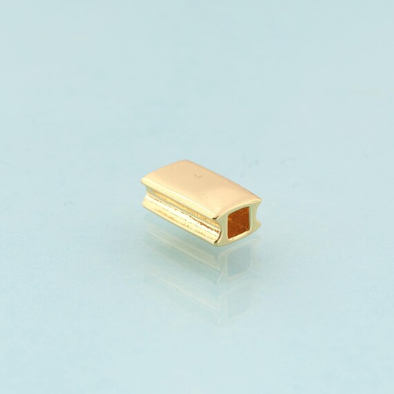 Square Spacer Beads,Tube Beads,Square Beads for DIY Jewelry Making,18K Gold