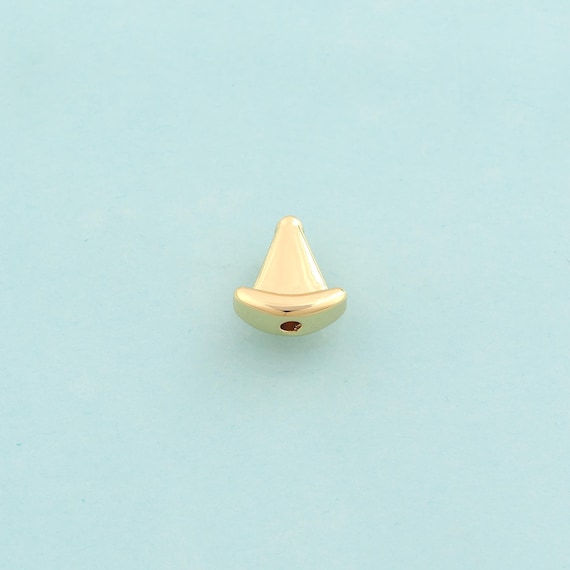 Gold Watermelon Spacer Beads,Fruit Beads,Watermelon Beads for DIY Jewelry Making,18K Gold