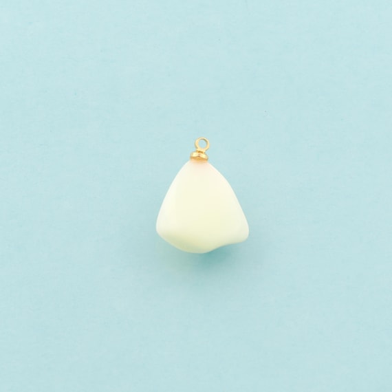 Gold Fritillary Charms,Triangle Jewelry,Triangle Pendant for DIY Jewelry Making,18K Gold