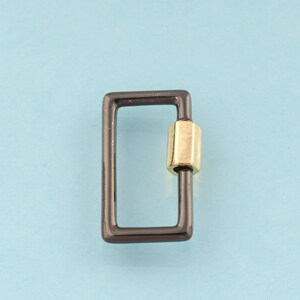 18K Gold Fill Karabiner Verschluss: DIY Schmuckherstellung (22.6x13.6x4.8 mm)