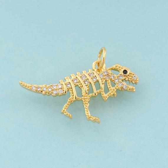 Gold CZ Animal Charms,Animal Jewelry,Animal Pendant for DIY Jewelry Making,18K Gold