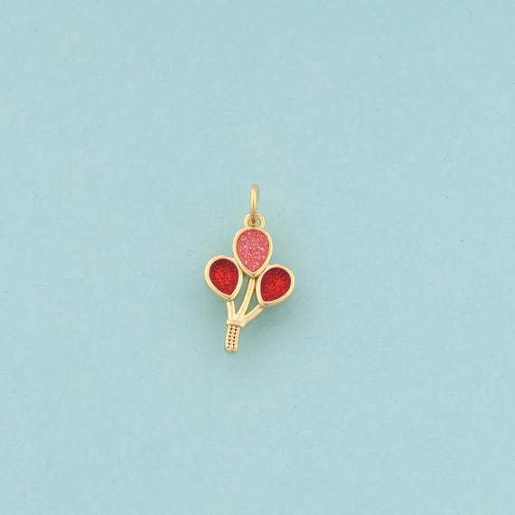 Gold Balloon Charms,Balloon Jewelry,Enamel Balloon Pendant for DIY Jewelry Making,18K Gold
