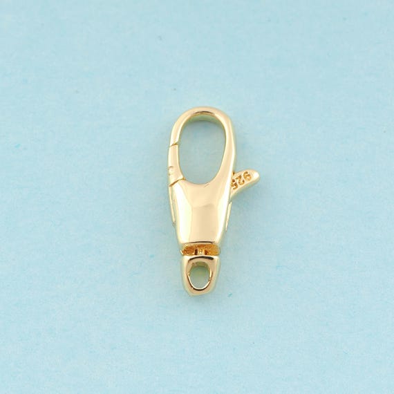 Gold Lobster Clasp,Claw Jewelry Clasp,Lobster Spring Clasp for DIY Jewelry Making,18K Gold
