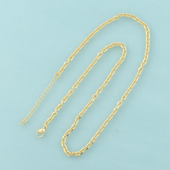 Gold Rolo Necklace ,Chain Jewelry Necklace,Rolo Necklace Perfect Gift,18K Gold