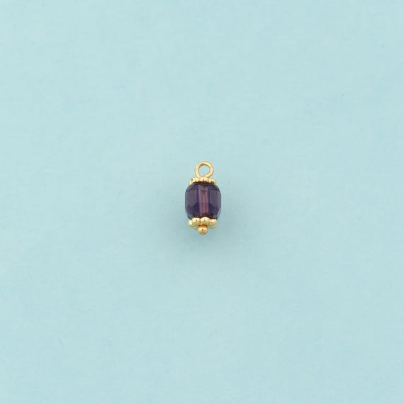 Gold Energy Stone Charms,Natural Stone Jewelry,Stone Pendant for DIY Jewelry Making,18K Gold