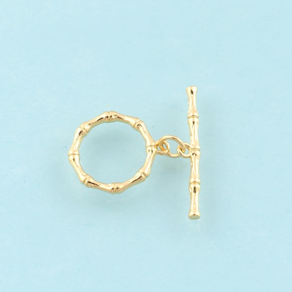 Gold OT Clasp,OT Jewelry Clasp,Necklace Clasp for DIY Jewelry Making,18K Gold