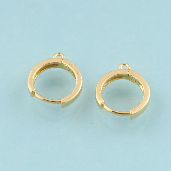 Gold Hoop Earrings,Hugging Hoop Jewelry Earrings,Hoop Earrings Accessories,Gift for Her,18K Gold