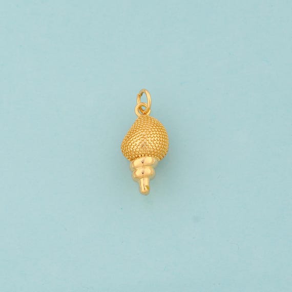 Gold Conch Charms,Conch Jewelry,Conch Pendant for DIY Jewelry Making,18K Gold