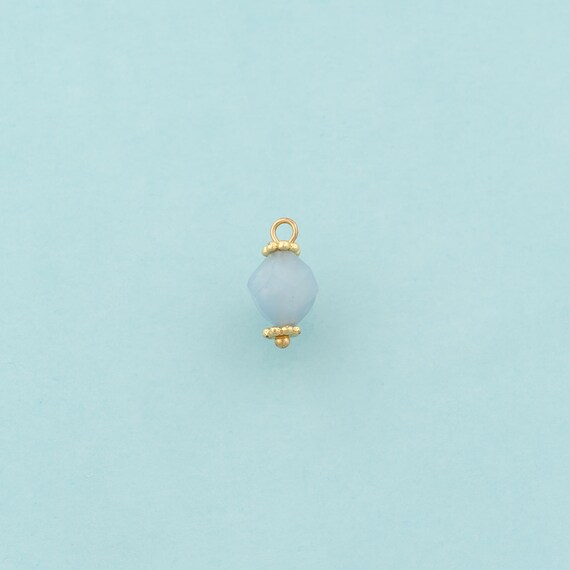 Gold Energy Stone Charms,Natural Stone Jewelry,Stone Pendant for DIY Jewelry Making,18K Gold