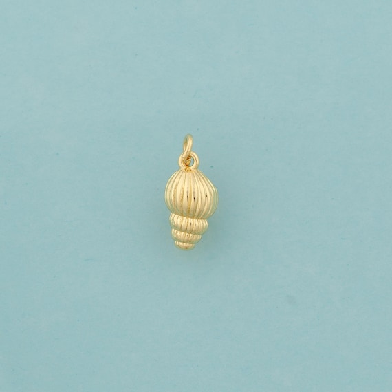 Gold Conch Charms,Conch Jewelry,Conch Pendant for DIY Jewelry Making,18K Gold