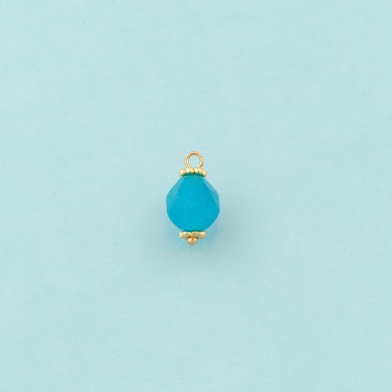 Gold Energy Stone Charms,Natural Stone Jewelry,Stone Pendant for DIY Jewelry Making,18K Gold