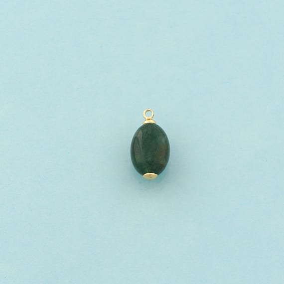 Gold Energy Stone Charms,Natural Stone Jewelry,Stone Pendant for DIY Jewelry Making,18K Gold