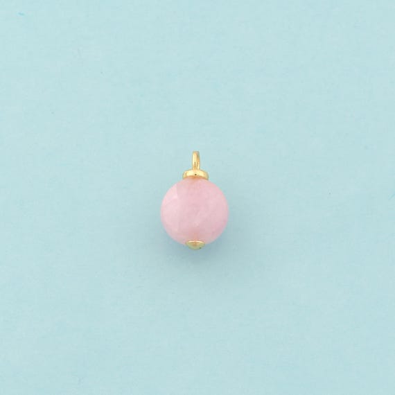 Gold Energy Stone Charms,Natural Stone Jewelry,Stone Pendant for DIY Jewelry Making,18K Gold