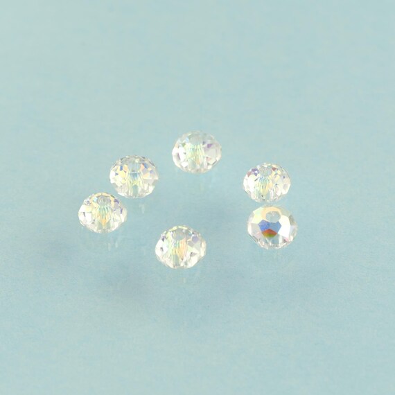 10 pcs Abacus Beads Crystal Beads,Austrian Crystal,Made in Austria for DIY Jewelry Making