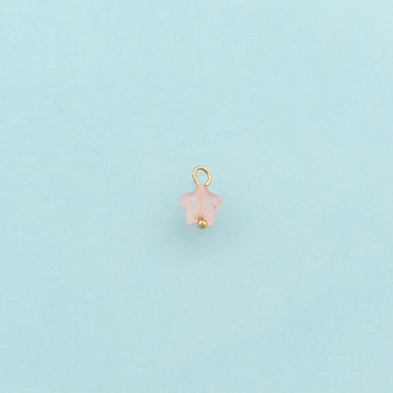 5 pcs Gold Energy Stone Charms,Natural Stone Jewelry,Star Pendant for DIY Jewelry Making,18K Gold